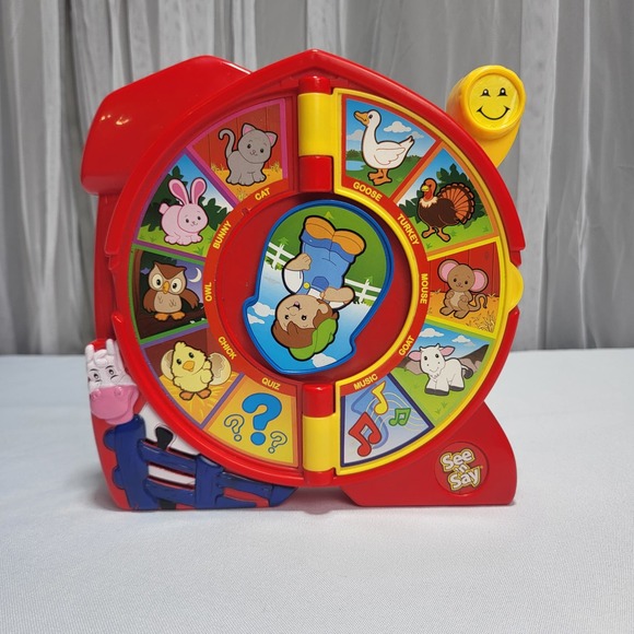 2003 Mattel The Farmer Says Flip See N Say Learn About 16 Animals Fisher Price - Picture 2 of 8